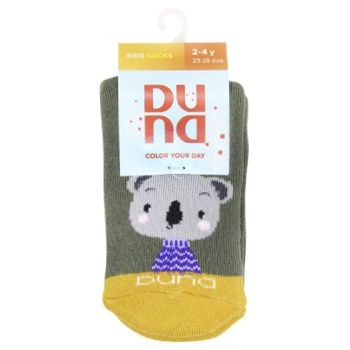 Duna 4038 2573 Olive Children's Socks Size 16-18 - buy, prices for ULTRAMARKET - photo 1