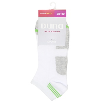 Duna 8020 2174 White Women's Socks Size 23-25 - buy, prices for NOVUS - photo 1