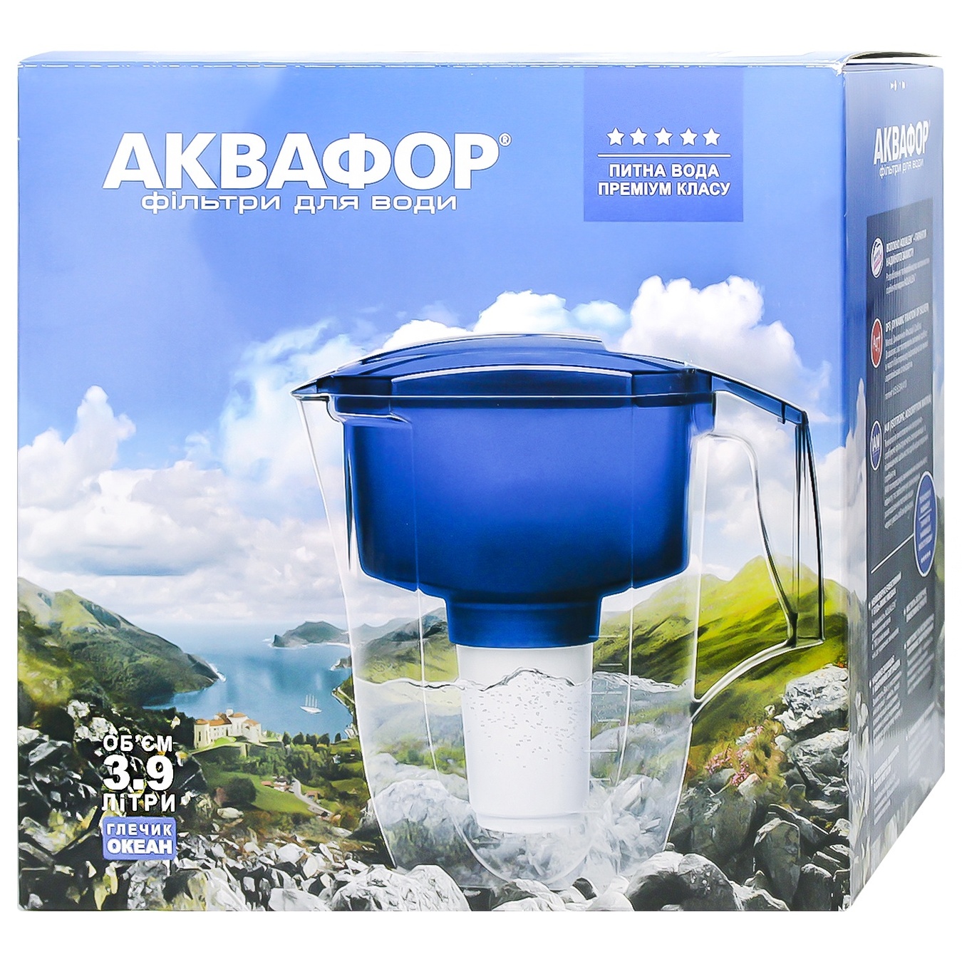 

Водоочиститель Аквафор Океан Кувшин зеленый