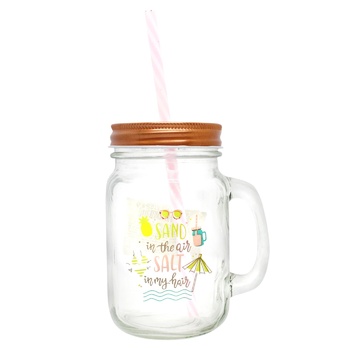 Zed Tropics Jar with a Straw - buy, prices for - photo 1