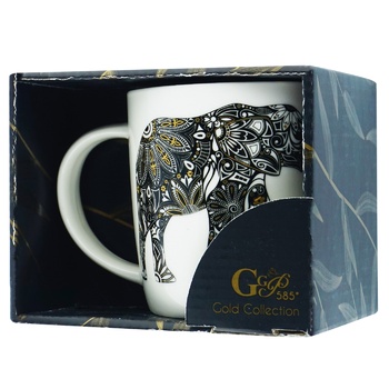 Galleryglass Gold Animal Porcelain Mug 350ml - buy, prices for Auchan - photo 1