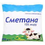 Сметана 15% 400г