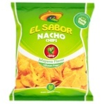 El Sabor Nacho Chips with Jalapeno Pepper Flavor 225g