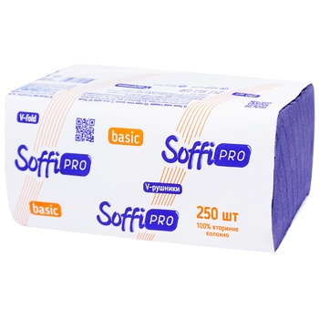 Рушники SoffiPro паперові 250шт