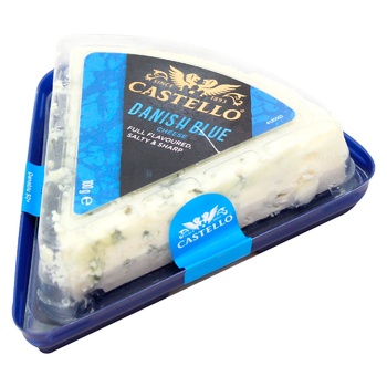 Сир Castello Danish Blue з блакитною пліснявою 50% 100г - купити, ціни на ULTRAMARKET - фото 1