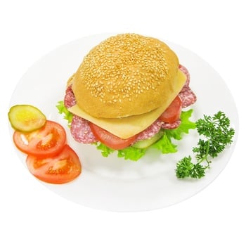 The Local Food Cheeseburger with Salami 245g - buy, prices for MegaMarket - photo 2