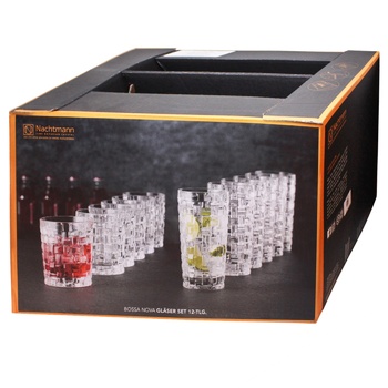 Nachtmann Bossa Nova Glass for Whiskey and Cocktails 395/330ml 12pcs