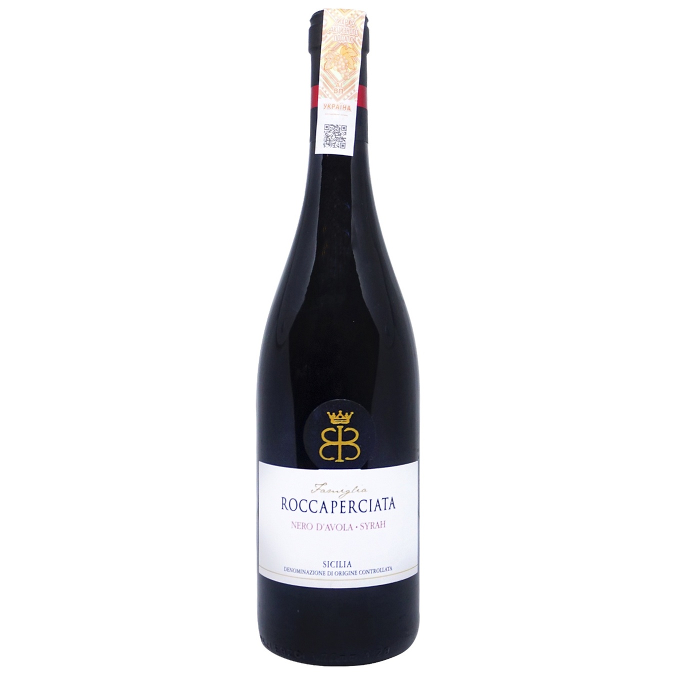 

Вино Roccaperciata Nero Davola Syrah красное сухое 13,5% 0,75л