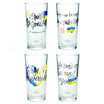 Galleryglass Everything will be Ukraine Glass 290ml in assortment - buy, prices for Auchan - photo 1