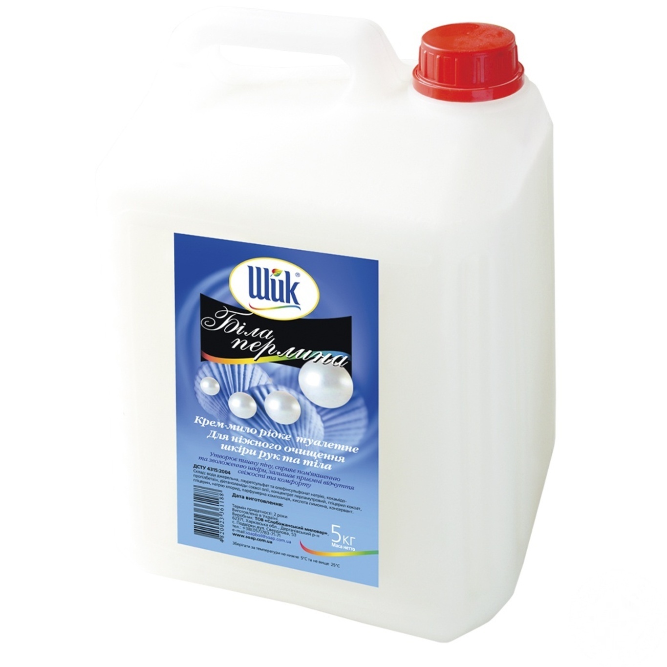 

Крем-мыло жидкое Шик Белая жемчужина 5л