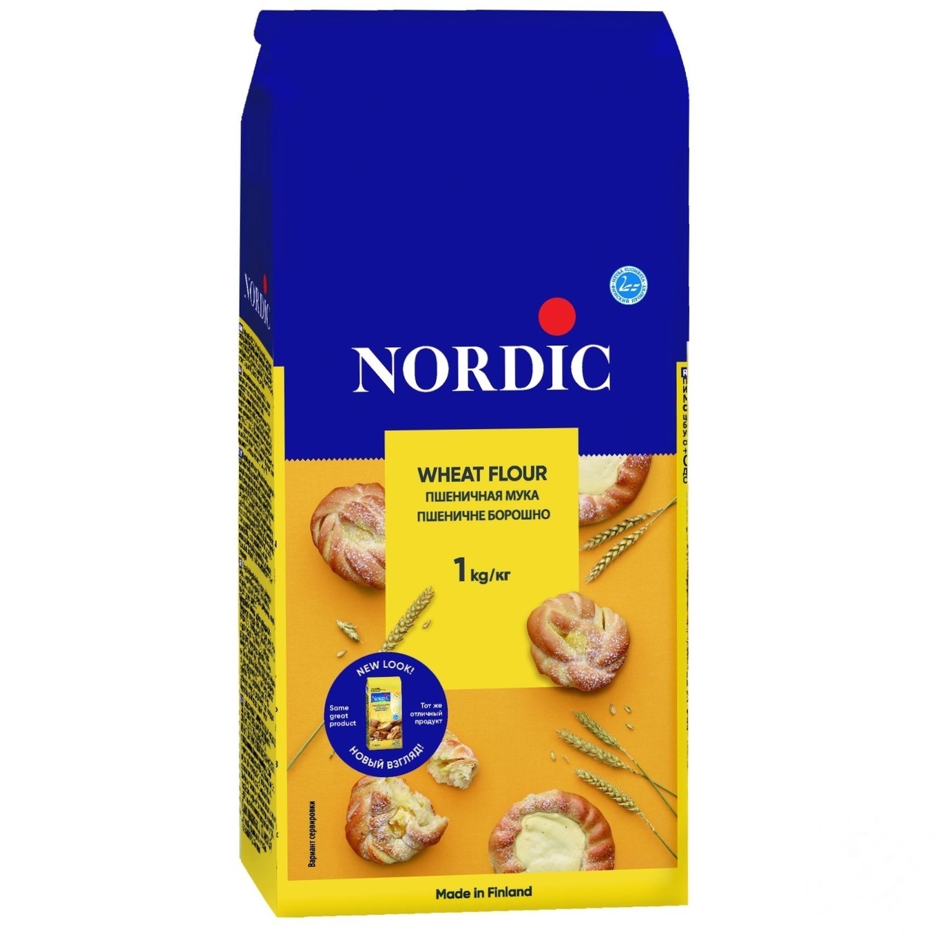 

Мука Nordic пшеничная высший сорт 1кг