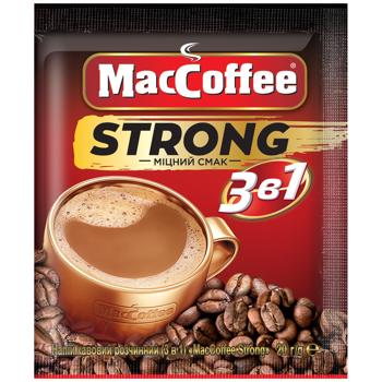 MacCoffee Strong 3in1 Coffee Drink 20g - buy, prices for Epicentr FOOD - photo 1