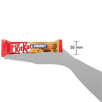 NESTLÉ® KITKAT® Chunky Waffle Bar in Milk Chocolate with Peanut Paste 42g - buy, prices for ULTRAMARKET - photo 2