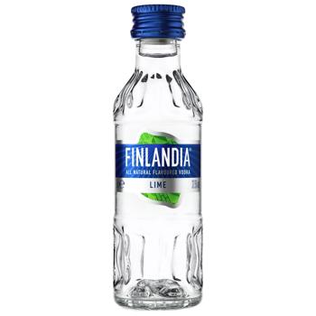 Finlandia Lime Vodka 37.5% 50ml - buy, prices for MegaMarket - photo 1