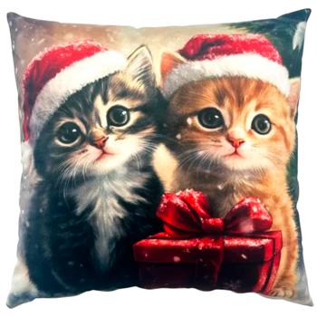 Pet Fun декоративна подушка для котів та власників 45х45 см - різнокольоровий - купити, ціни на MasterZoo - фото 1