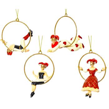 Decoris Venice Acrobats pendant 9x13cm in assortment - buy, prices for METRO - photo 1
