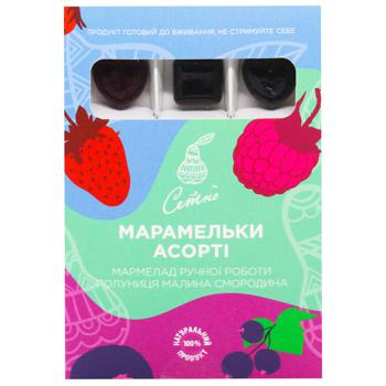 Мармелад Сетно Марамельки Клубника, малина, смородина ассорти 60г - купить, цены на WINETIME - фото 3