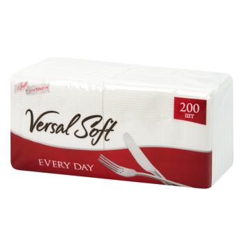 Versal White Table Napkins 200pcs - buy, prices for Vostorg - photo 1