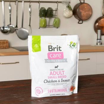 Brit Care Sustainable Dry Food with Chicken and Insects for Adult Dogs of Small Breeds 1kg - buy, prices for MasterZoo - photo 3