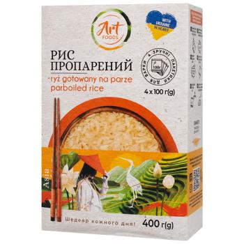 Art Foods Parboiled Rice 4*100g - buy, prices for Chudo Market - photo 3