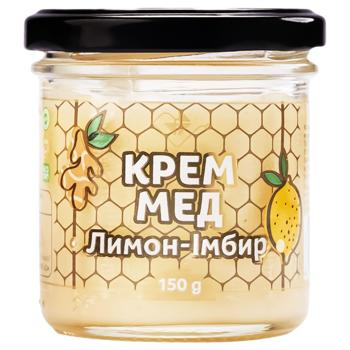 Крем-мед Honey Alliance Лимон-Імбир 150г - купити, ціни на Auchan - фото 1