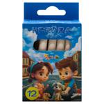 Мел белый Незнайка круглый 12шт