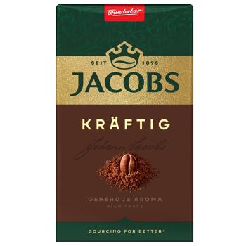 Кава мелена Jacobs Kraftig 250г - купити, ціни на МегаМаркет - фото 1