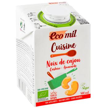 Сливки растительные Eco Mil с кешью органические 0,5л - купить, цены на WINETIME - фото 3