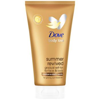 Dove Summer Revived Medium to Dark Gradual Self-Tan for Face and Body 75ml - buy, prices for NOVUS - photo 1