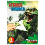 Dinosaur Expedition Sticker Book by Numbers Creative Kit