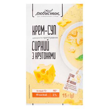 Крем-суп Любисток сирний з крутонами 15г - купити, ціни на Auchan - фото 2