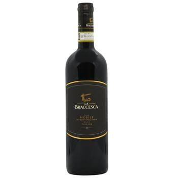 Вино La Braccesca Nobile Di Montepulciano красное сухое 13,5% 0,75л - купить, цены на ULTRAMARKET - фото 1