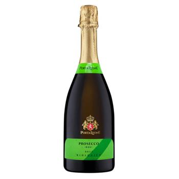 Вино ігристе Porta Leone Biologioco Prosecco Treviso DOC Brut біле брют 11% 0,75л - купити, ціни на NOVUS - фото 1