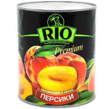 Персики Рио половинки в сиропе 850мл - купить, цены на КОСМОС - фото 1