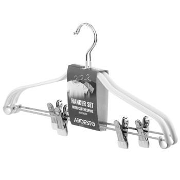 Ardesto Metal White Hangers Set with Clothespins 42cm - buy, prices for - photo 3