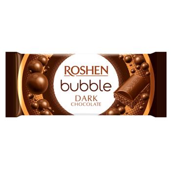 Шоколад чорний Roshen пористий 80г - купити, ціни на ЕКО Маркет - фото 1