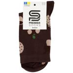Носки Premier Socks женские классические Осенние р.23-25 мокко