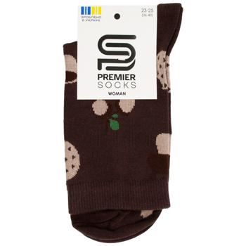 Premier Socks Autumn Women's Classic Socks s.23-25 Mocha - buy, prices for EKO Market - photo 1
