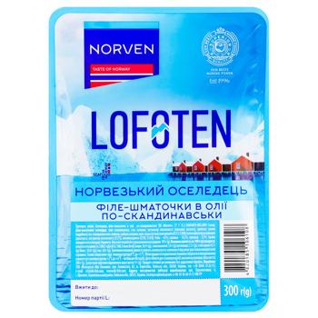 Сельдь Norven По-скандинавски филе-кусочки в масле 300г - купить, цены на Biotus - фото 3