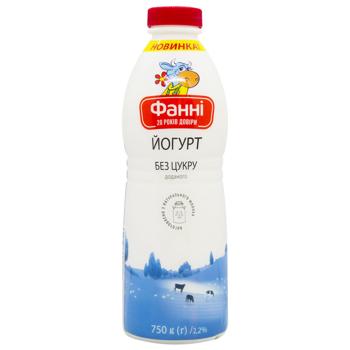 Fanni Sugar-free Yogurt 2.2% 750g - buy, prices for Ideal - photo 1