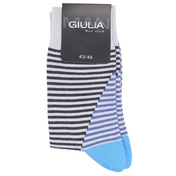 Giulia Men's Socks s.43-46 calzino moonlight blue MSL-008 - buy, prices for ULTRAMARKET - photo 1