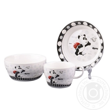 Table Set of Children's Ware Panda 3pcs - buy, prices for - photo 1