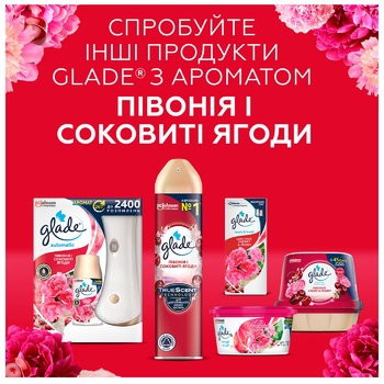 Glade Peony and Juicy Berries Aerosol Air Freshener 300ml - buy, prices for METRO - photo 3