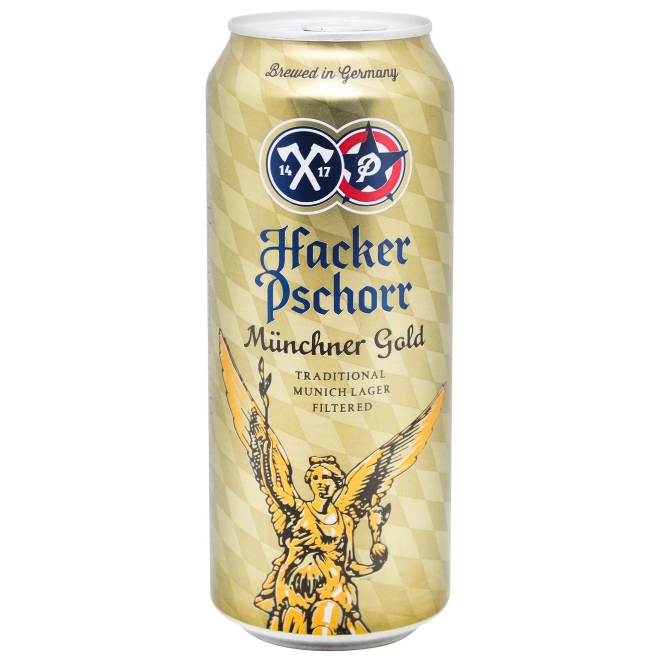 

Пиво Hacker-Pschorr Münchner Gold светлое фильтрованное 5,5% 0,5л