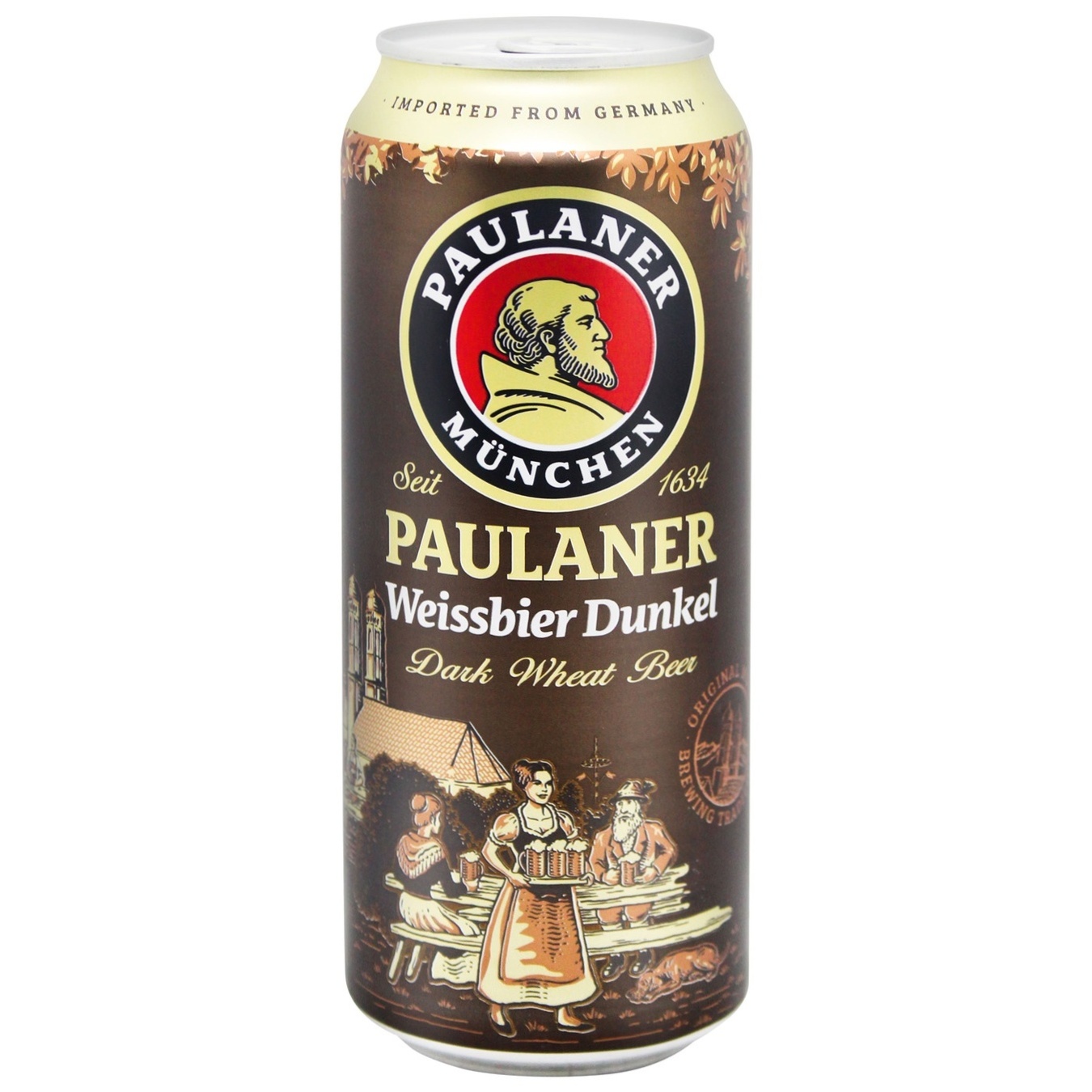 

Пиво Paulaner Hefe-Weissbier темное нефильтрованное пастеризованное 5,3% 0,5л