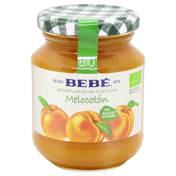 Джем Bebe персиковий органічний 340г