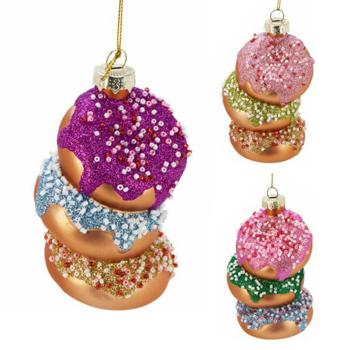 Koopman Donut Christmas Tree Decoration in Assortment