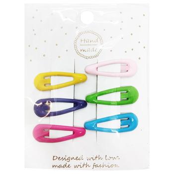 Hairpins Multicolored 6pcs 3126-3 - buy, prices for Tavria V - photo 1