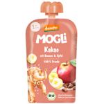 Пюре фруктовое Mogli с бананом, какао и яблоком органическое 100г