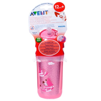 Avent Thermo Cup with Straw 260ml - buy, prices for MegaMarket - photo 2